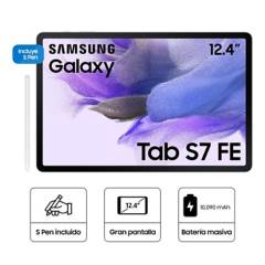 SAMSUNG - Samsung Galaxy Tab S7 FE 128GB - 12.4" Plateado