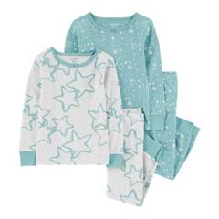 CARTER'S - Pijama Bebé niña 4 Piezas Algodón Carters