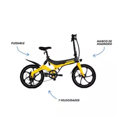 MONARK - Bicicleta Eléctrica E-Lite Aro 20" Unisex