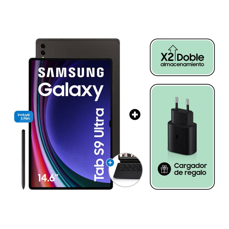 Samsung Galaxy Tab S9 Ultra 512GB 14.6 + Cargador SAMSUNG