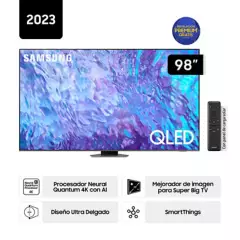 SAMSUNG - Televisor Samsung Smart Tv 98" Qled 4k Qn98q80cagxpe (nuevo)