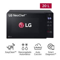 LG - Horno Microondas MS2032GAS 20L con EasyClean LG