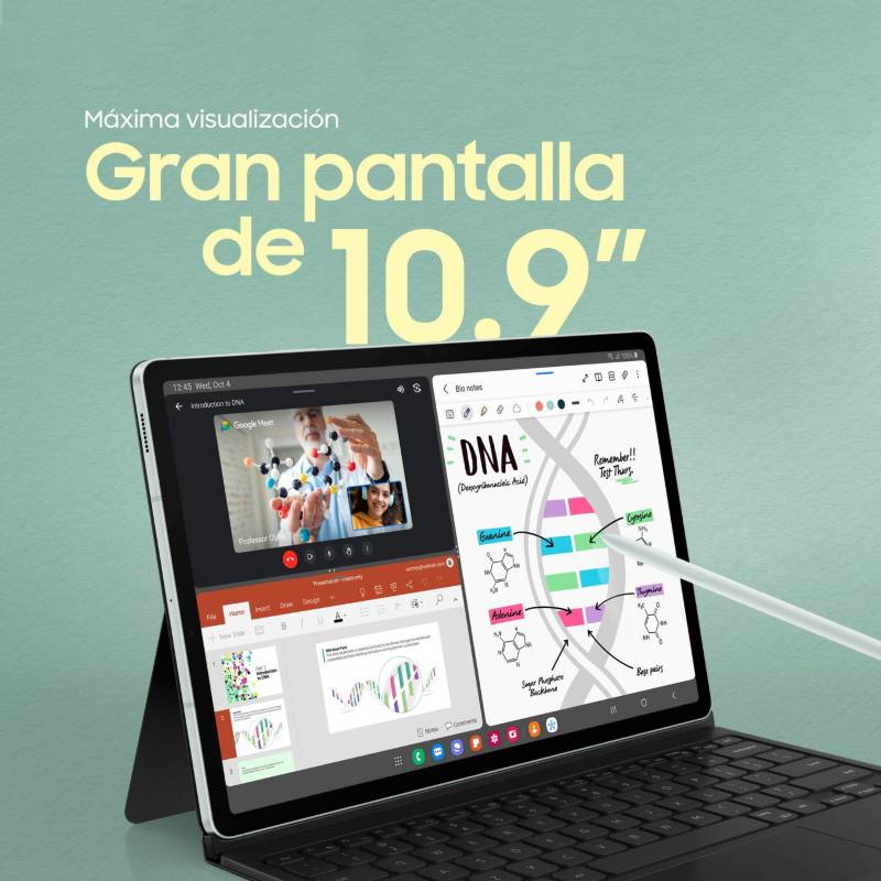 Samsung Galaxy Tab S9 FE 5G 10.9 6/128GB Gris + Cargador 25W