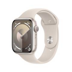 APPLE - Apple watch Series 9 Gps - Caja De Aluminio Blanco Estrella 45 mm - Correa Deportiva Blanco Estrella - talla m/l