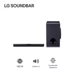 LG - LG Soundbar SQC1 160W Bluetooth Sonido Potente