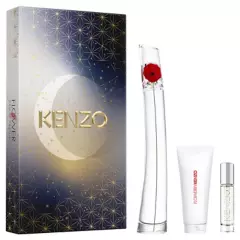 KENZO - Set Flower By Kenzo Eau De Parfum 100 Ml + Body Lotion 75 Ml + Travel Spray 10 Ml