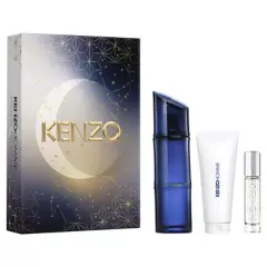 KENZO - Set Kenzo Homme Intense Eau De Toilette 110 Ml + Shower Gel 75 Ml + Travel Spray 10 Ml
