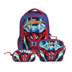 SPIDERMAN - Set Mochila Spiderman Eco Rojo