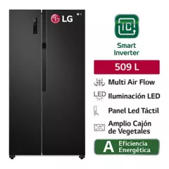 LG - Refrigeradora Gs51mpd 509l Multi Air Flow Side By Side Lg 