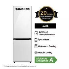 SAMSUNG - Refrigeradora Samsung Bottom Frezzer Bespoke 328L Panel Intercambiable