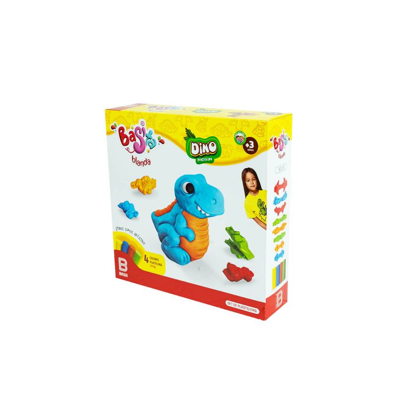 Kit plastilina Dino