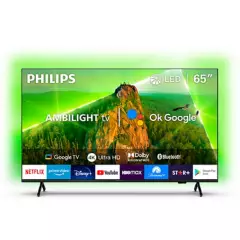 PHILIPS - Televisor 65" Philips Ambilight 4K UHD Google TV 65PUD7908