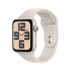 APPLE - Apple watch se Gps - Caja De Aluminio Blanco estrella 44 mm - Correa Deportiva Blanco Estrella - talla m/l
