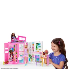 BARBIE - Barbie Casa Glam Con Muñeca