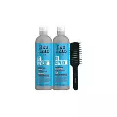 TIGI - Set De Tratamiento Capilar Tweens Recovery Shampoo + Acondicionador 750ml + Cepillo Tigi