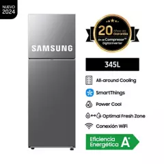 SAMSUNG - Refrigeradora Samsung Top Mount 345Lt RT35DG5620S9PE Silver