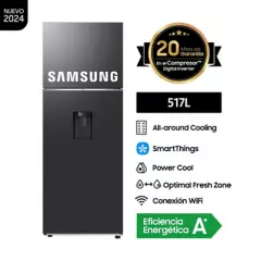 SAMSUNG - Refrigeradora Samsung Top Mount 517Lt RT53DG6750B1PE Negro