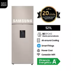 SAMSUNG - Refrigeradora Samsung Top Mount 521Lt RT53DB6220ETPE Beige