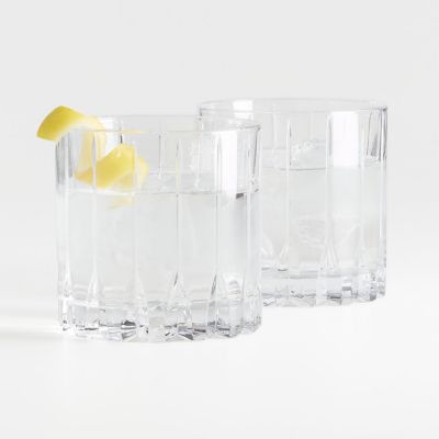 Set de 2 Vasos Vidrio Glass Rocks 355 ml