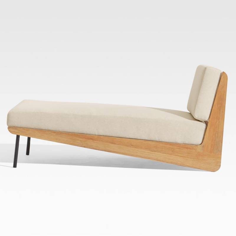 CRATE & BARREL - Chaise Lounge con Cojín Kinney