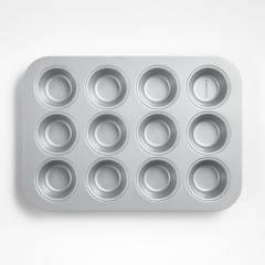 CRATE & BARREL - Molde para Muffins de 12 Tazas Crate & Barrel Silver