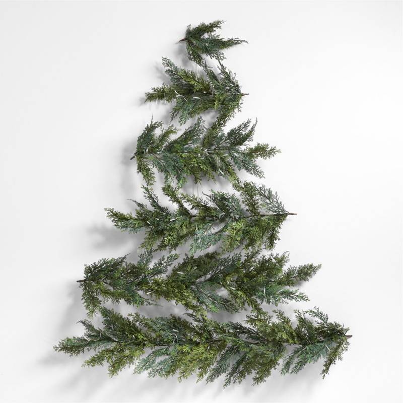 CRATE & BARREL - Árbol de Navidad Artificial para Colgar en Pared
