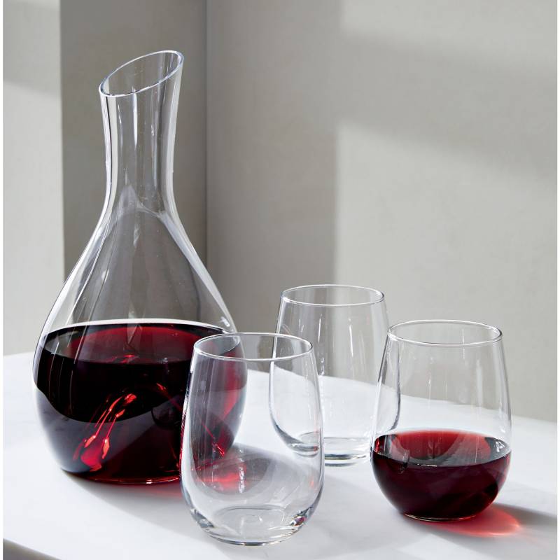 Juego de copas de vino Libbey sin tallo de 12 piezas para vinos tintos –  Libbey Shop