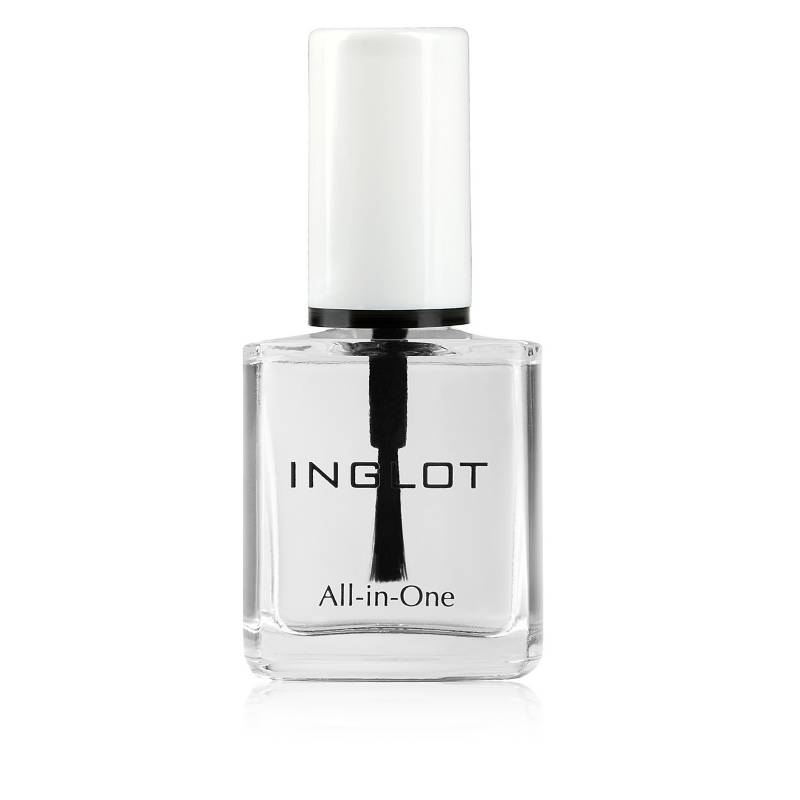 INGLOT - Protector de esmalte y uñas All in one nail Blanco ST