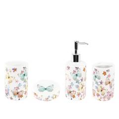 ROBERTA ALLEN - Set de accesorios para baño Mariposa
