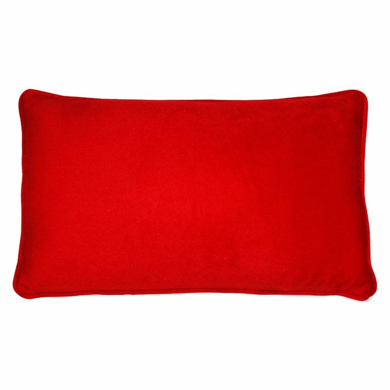 MICA - Cojín Velvet Rojo 30 X 50 cm