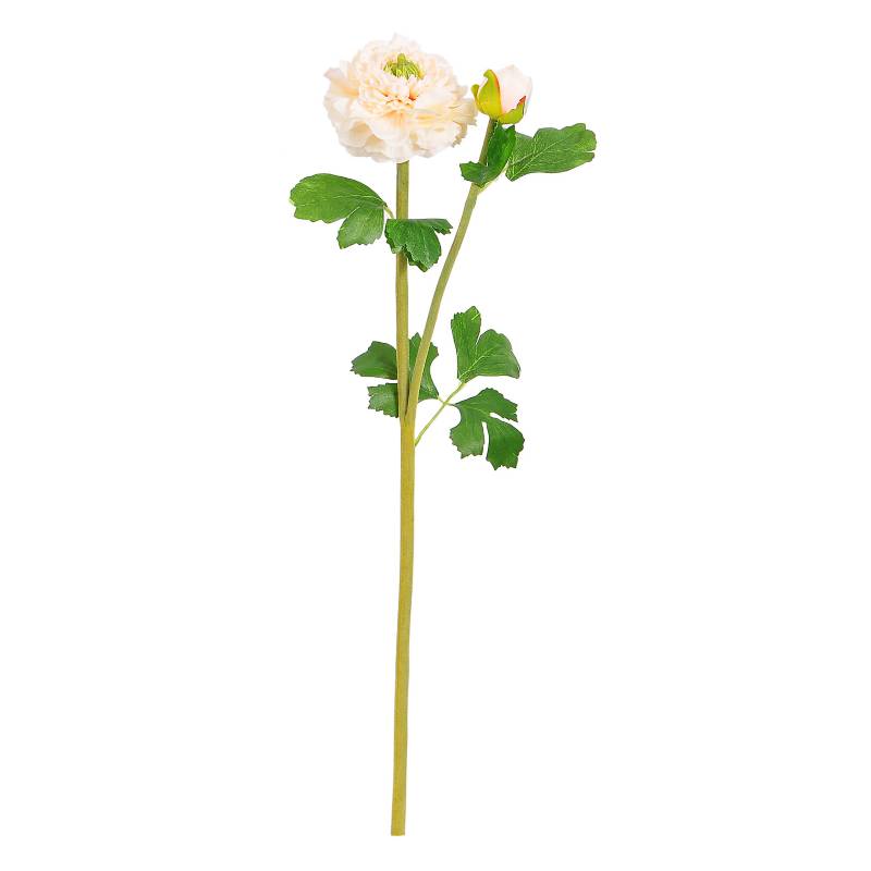 MICA - Flor Ranunculus Blanco 51 cm
