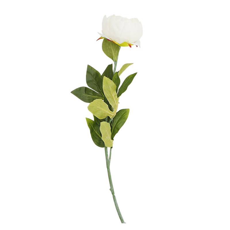 MICA - Flor Peonia Blanca 48 cm