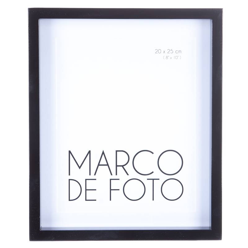 MICA - Marco de Foto Laq Pasp 20 x 25 cm Negro