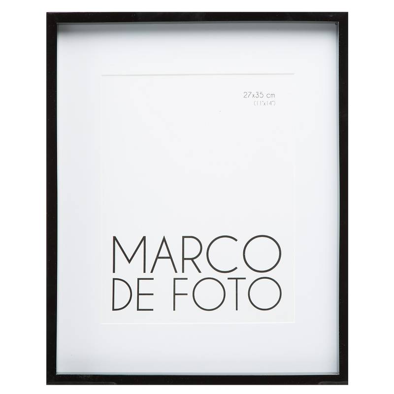 MICA - Marco de Foto Laq Pasp 27 x 35 cm Negro