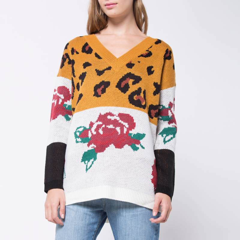 SYBILLA - Sweater Animal Flower