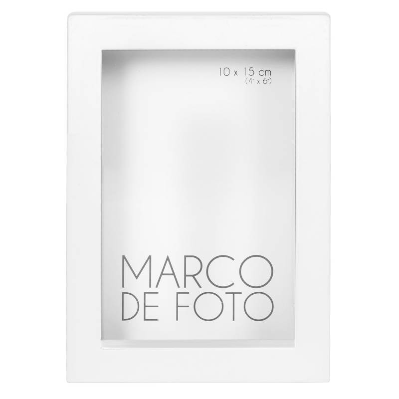 MICA - Marco de Foto Cajón Blanco 