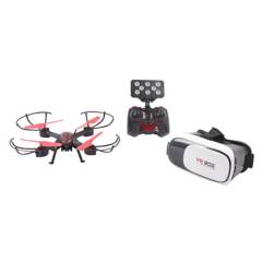 HELIC MAX - Dron A Control Remoto con Luces, Cámara Y Visor