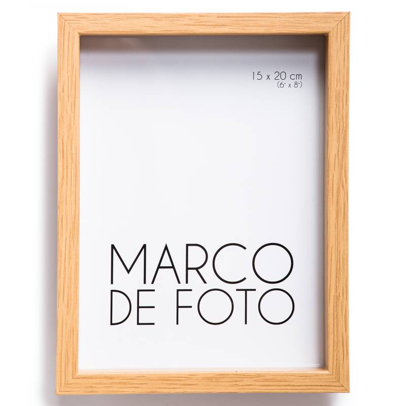 MICA - Marco de Foto Cajón Natural 15 x 20 cm