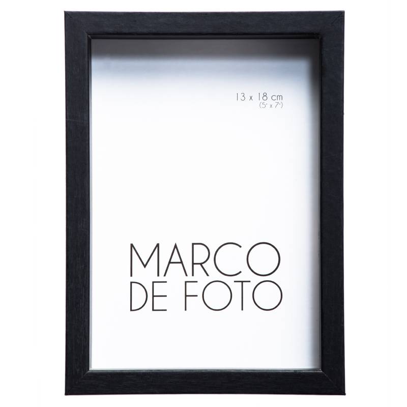 MICA - Marco de Foto Cajón Negro 13 x 18 cm