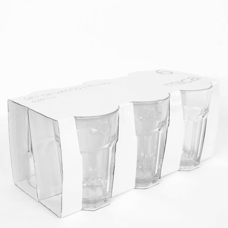 MICA - Set X 6 Vasos Tableados