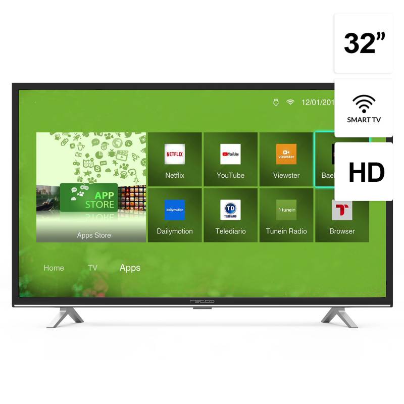 RECCO - Televisor 32" HD Smart TV RLED-L32D1200SM
