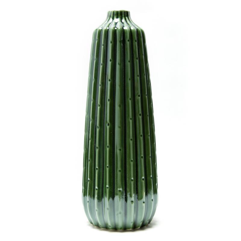 MICA - Florero Cactus Verde 35 cm
