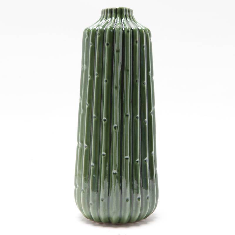 MICA - Florero Cactus Verde 29 cm