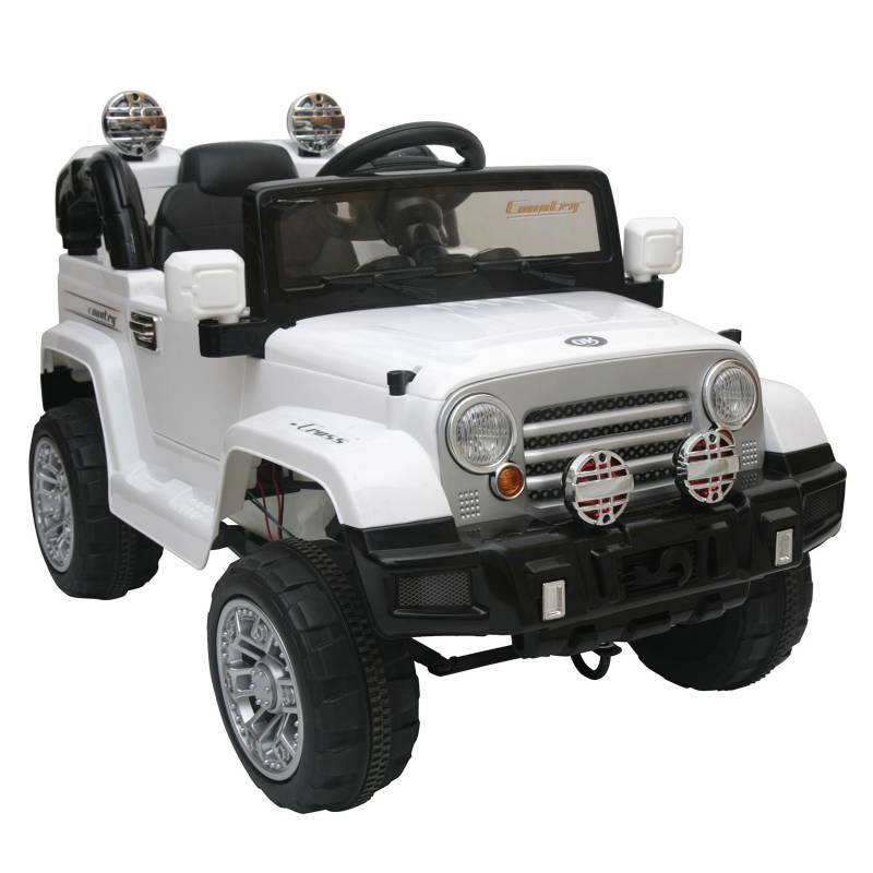 KIDSCOOL - Auto A Bateria Jeep Blanco