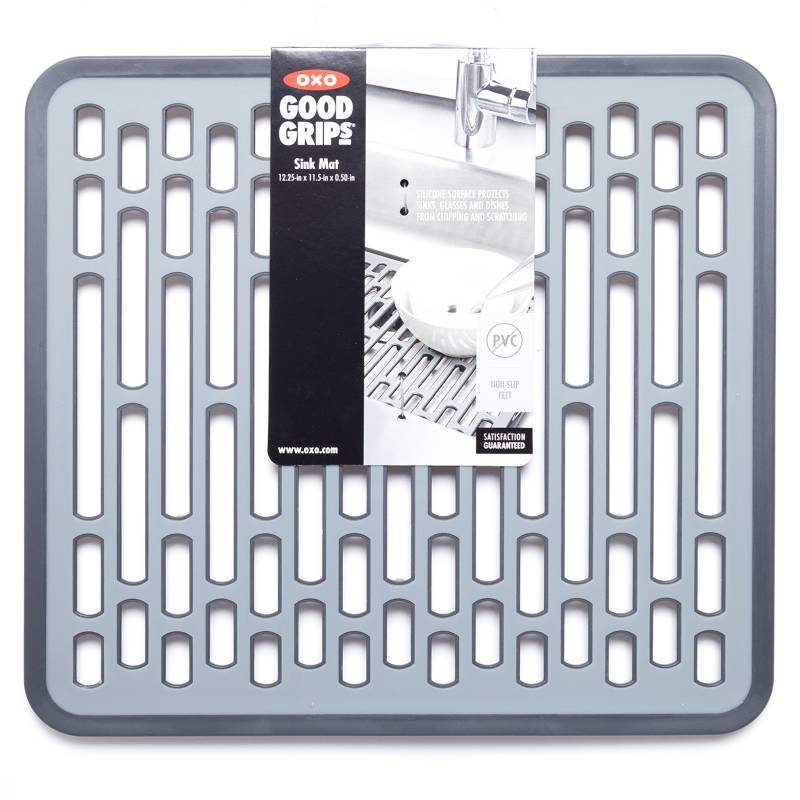 OXO Good Grips 11.5 In. x 12.25 In. Gray Sink Mat