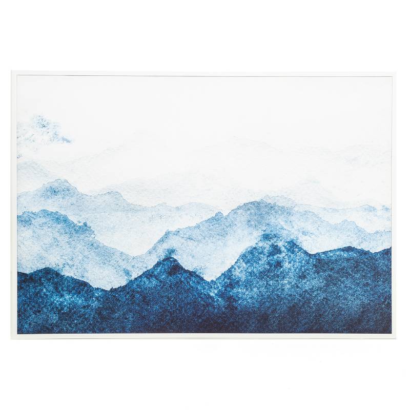 MICA - Canvas Azul/Gris 110x160 cm