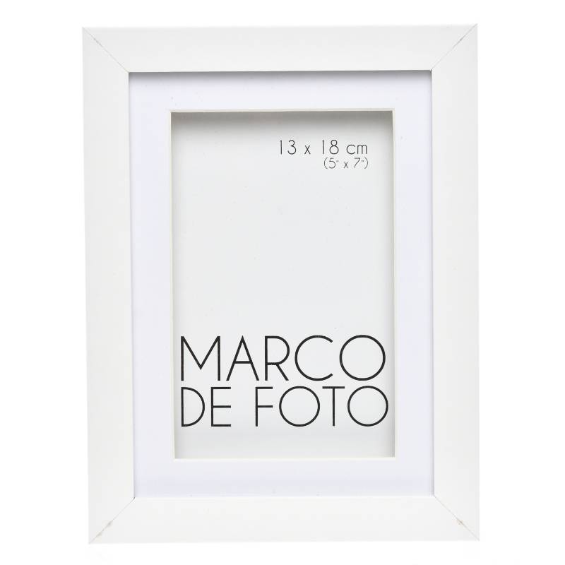 MICA - Marco de Foto Cajon Blanco 13x18 cm