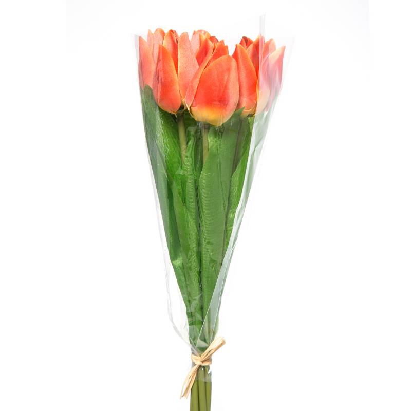 MICA - Ramo Tulipán 32 cm Naranja