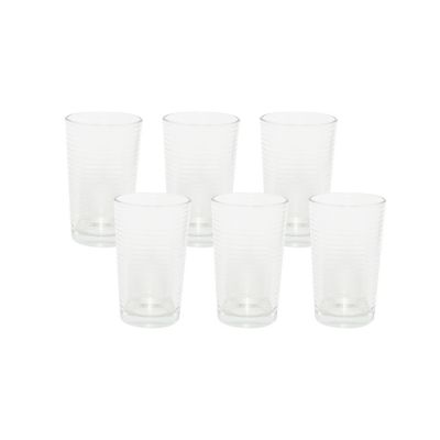 Juego de Vasos y Jarra de Vidrio Crisa Tropicalisimo 7 Piezas