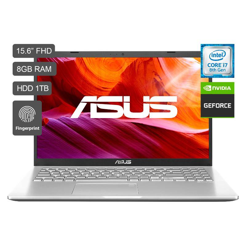 Filadelfia Peaje edificio Laptop 15.6" Core i7 1TB 8GB RAM + Video NVIDIA GeForce MX230 2GB -  Pantalla Full HD ASUS | falabella.com